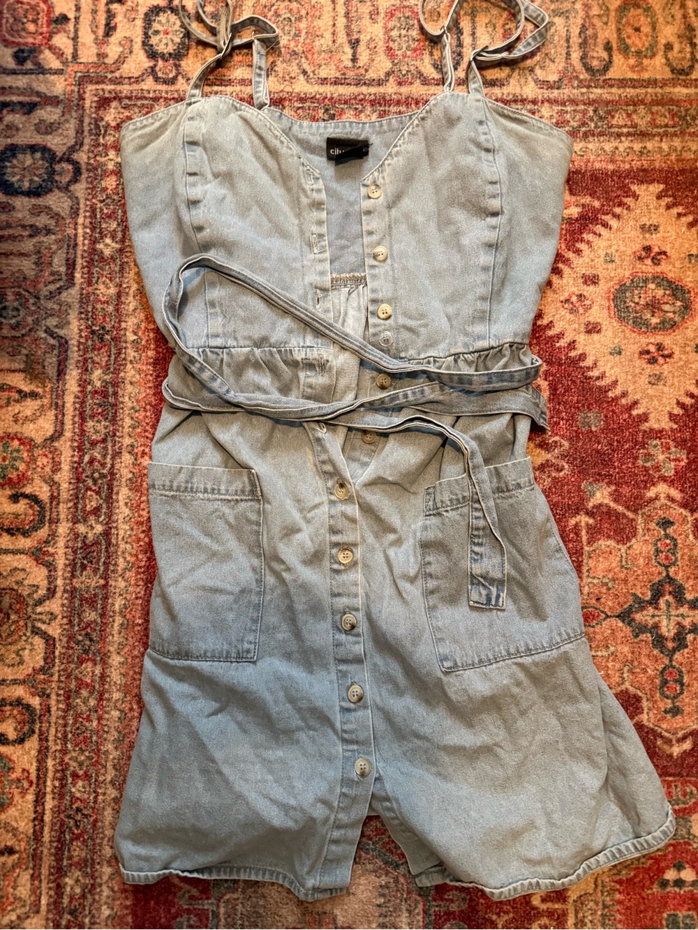 City Chic Denim Dress